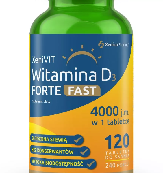 XENIVIT WITAMINA D FORTE FAST 120TABL DO SSANIA